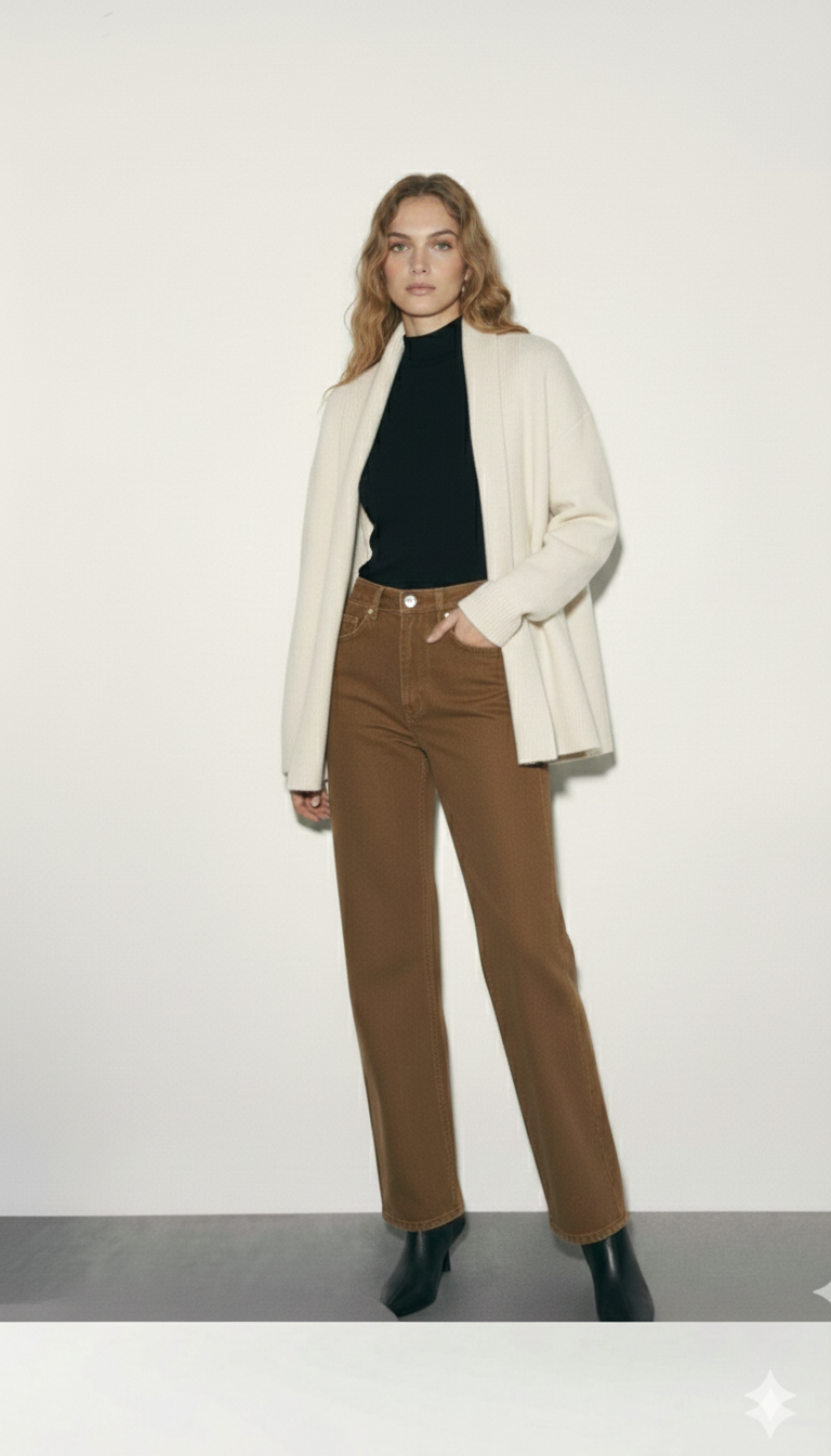 קרדיגן סריג בהיר פתוח