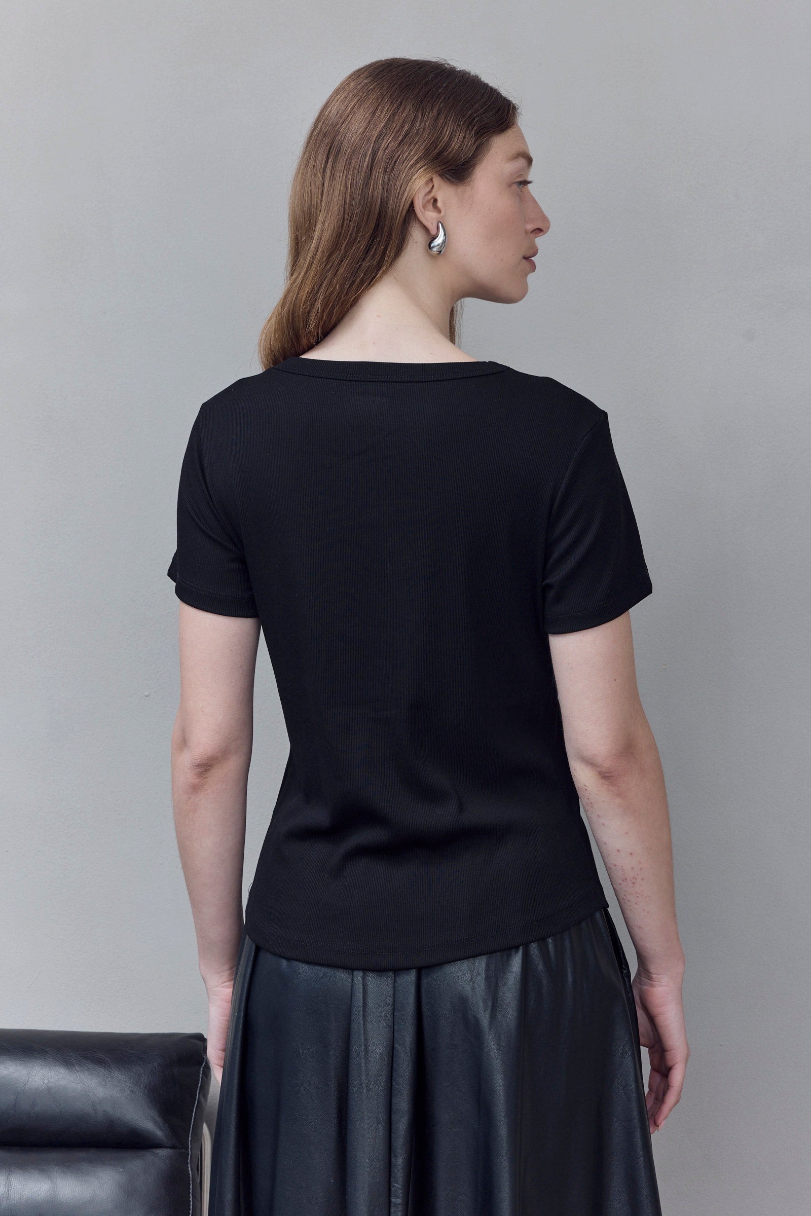 Midnight Square-Neck Tee