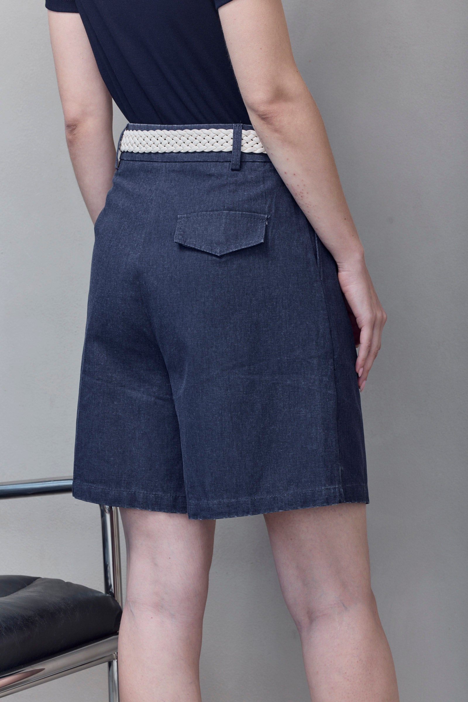 Indigo Tailored Shorts